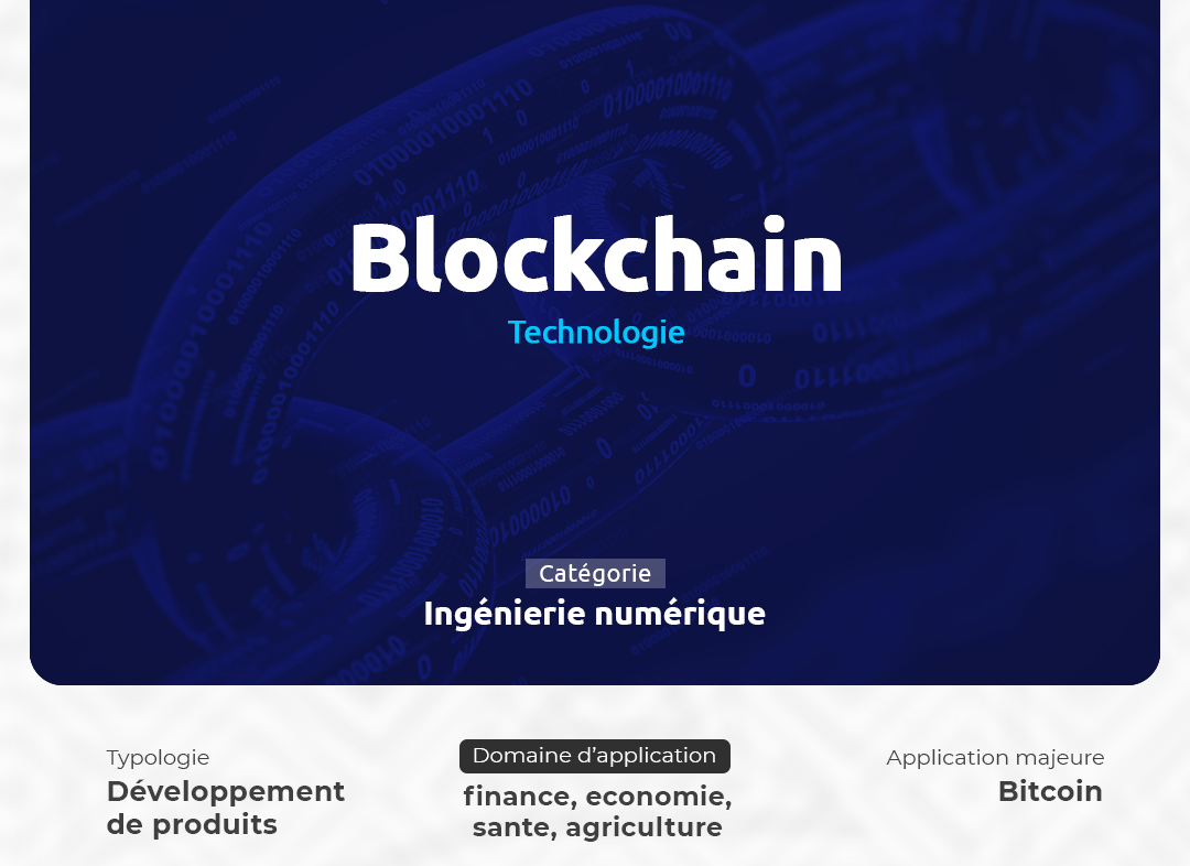 Cette image est relative à la blockch